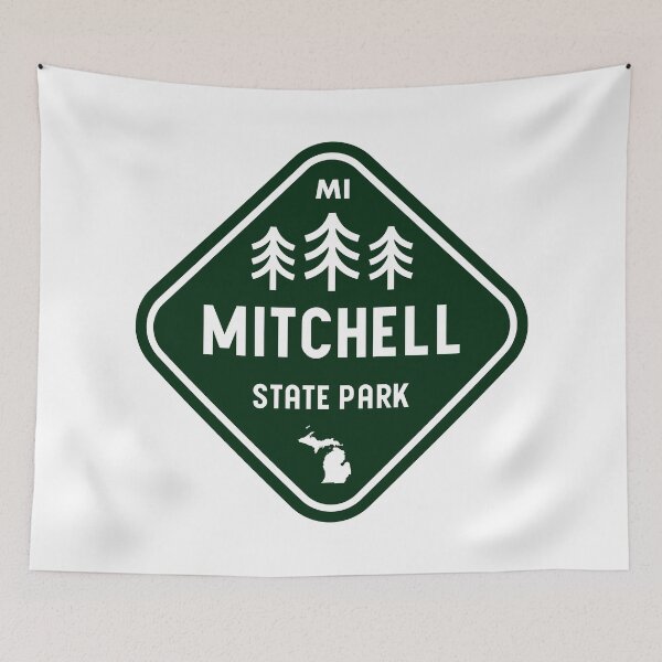 Item preview, Mitchell State Park Michigan Rhombus designed and sold by bivenart.