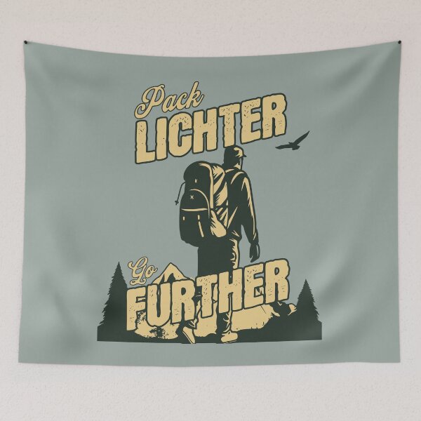 Item preview, Pack lichter, go further - exploretheworld - Visiting Places - aroundtheworld - Die Wanderlust – outdoorlife – exploremore – Sundown adventure – Adventure capitalist. designed and sold by JansenGS.