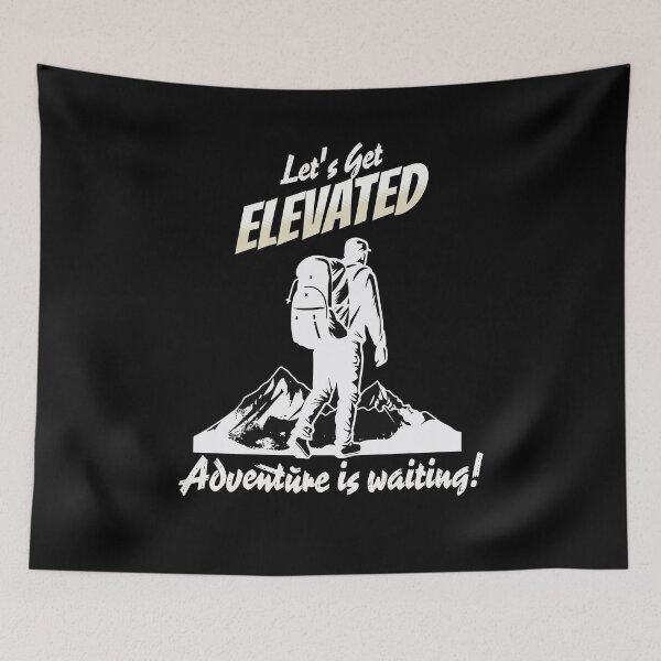 Item preview, Lets get elevated - exploretheworld - Visiting Places - aroundtheworld - Die Wanderlust – outdoorlife – exploremore – Sundown adventure – Adventure capitalist. designed and sold by JansenGS.
