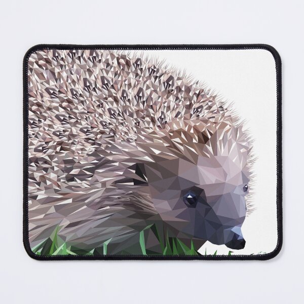 Item preview, Graphic Hedgehog in Triangles designed and sold by Mike Payne.