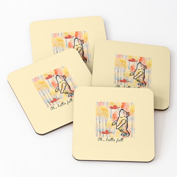 Item preview, Classic Winnie the Pooh Watercolor oh hello fall designed and sold by stargazerhill.