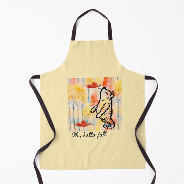 Artikelvorschau, Classic Winnie the Pooh Watercolor oh hello fall entworfen und verkauft von stargazerhill.