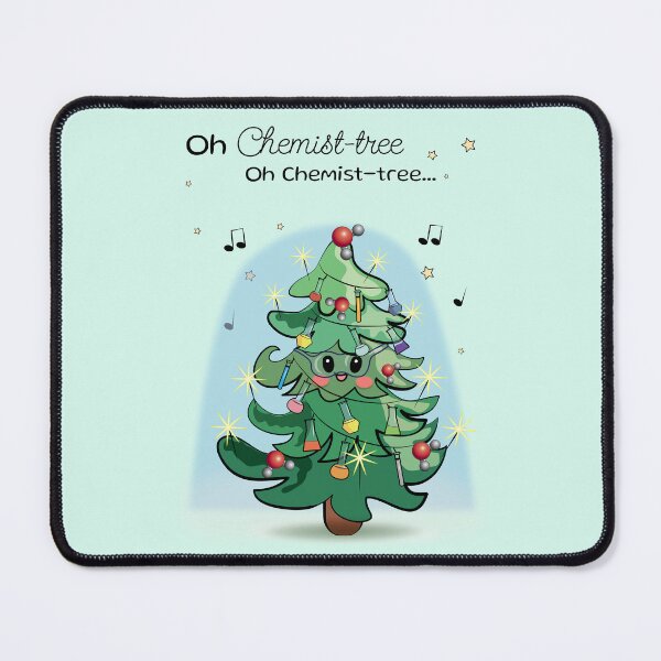 Item preview, Funny Christmas pun Chemist-tree designed and sold by HajnalkArt.