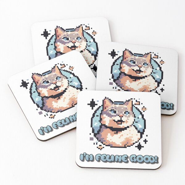 Item preview, I'm Feline Good! designed and sold by Gulyabani.