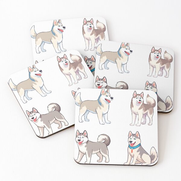Item preview, Siberian Husky Set designed and sold by naragagil.