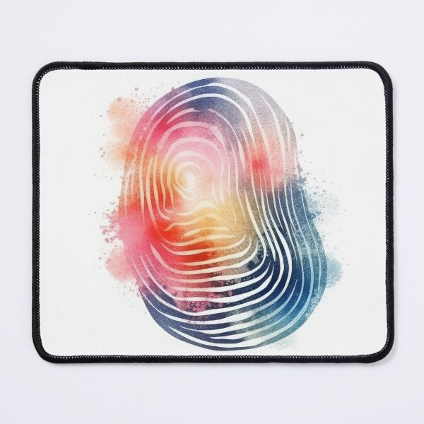 Item preview, Watercolor Biometric Fingerprint  designed and sold by FireFXStudio.