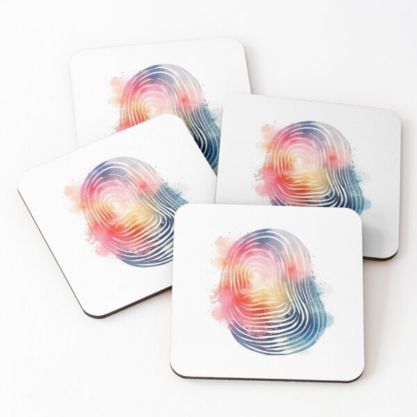 Item preview, Watercolor Biometric Fingerprint  designed and sold by FireFXStudio.
