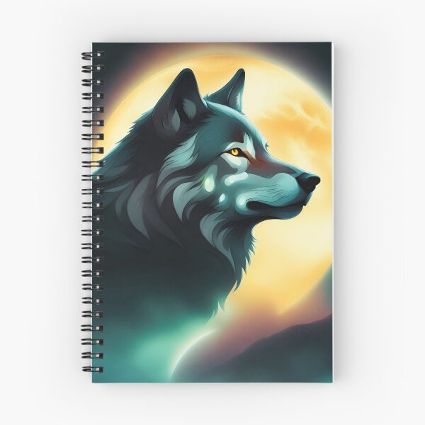 Item preview, Gray wolf against the moon designed and sold by MacLis.