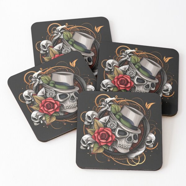 Item preview, top hat skull designed and sold by TheDarkVault.