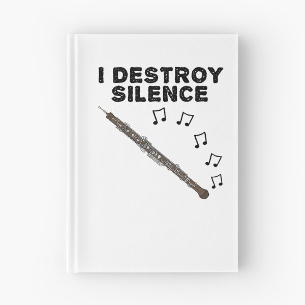 Item preview, Oboe, I Destroy Silence, Oboist Woodwind Musician designed and sold by doodlerob.