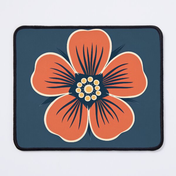 Item preview, Traditional Japanese Style Orange Flower designed and sold by sakurashorty.