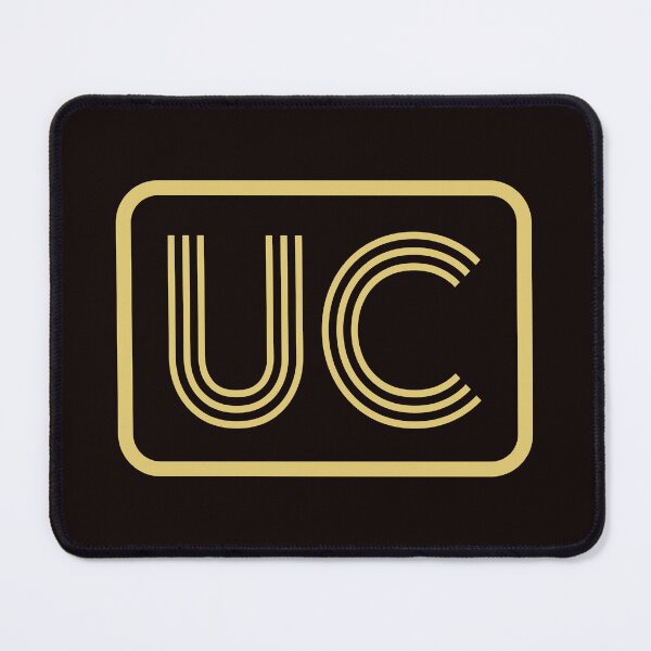 Item preview, UC Initials Gold Geometric Letters designed and sold by Jeallan Designs.