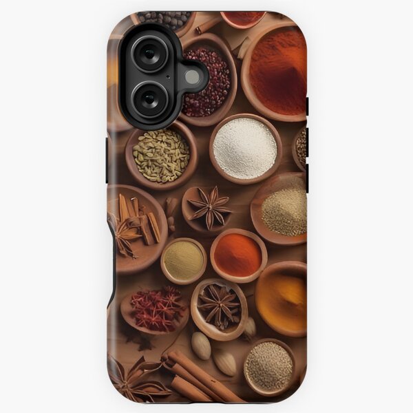 Item preview, Spices shot from above in a knolling style designed and sold by scottanderson2.