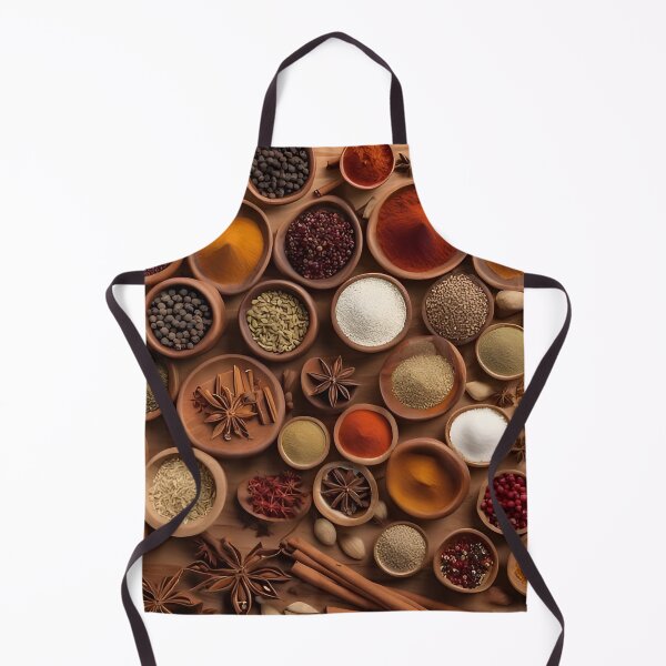 Item preview, Spices shot from above in a knolling style designed and sold by scottanderson2.