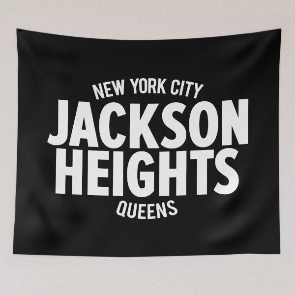 Artikelvorschau, Jackson Heights Queens Logo - Minimalist Marvel Celebrating Community entworfen und verkauft von Boogosh.