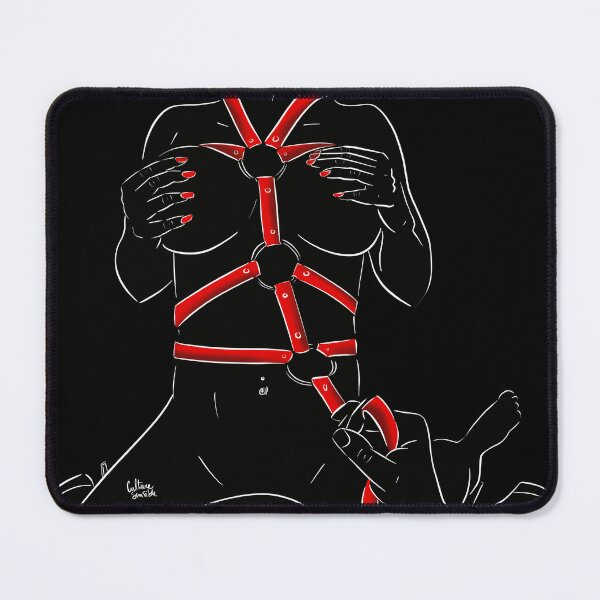 Item preview, Naked woman in harness BDSM couple designed and sold by Culturesensible.