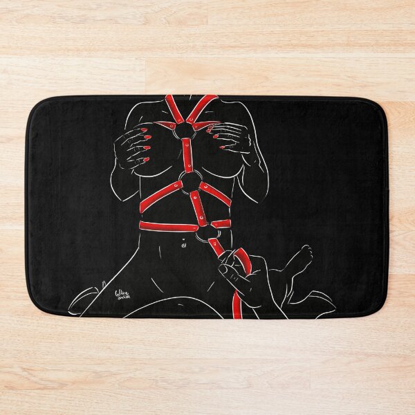 Item preview, Naked woman in harness BDSM couple designed and sold by Culturesensible.
