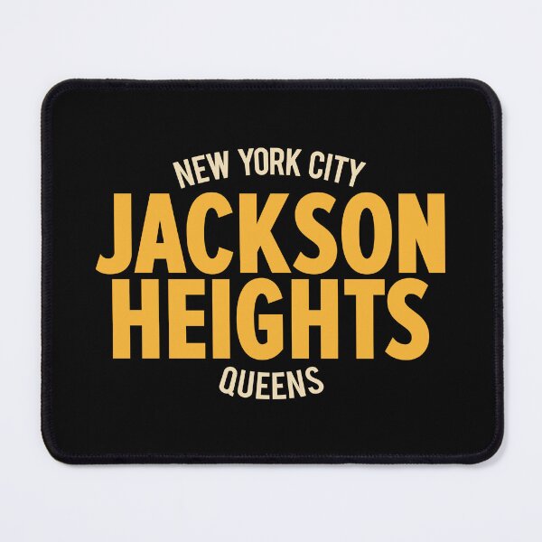 Artikelvorschau, Jackson Heights Queens Logo - A Ode to a Community in New York entworfen und verkauft von Boogosh.