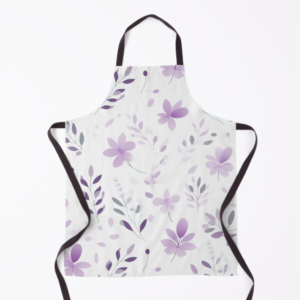 Item preview, Purple and grey seamless floral pattern, soft and dreamy atmosphere designed and sold by exitbird.