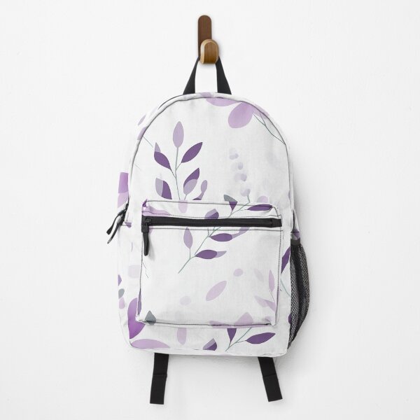 Item preview, Purple and grey seamless floral pattern, soft and dreamy atmosphere designed and sold by exitbird.