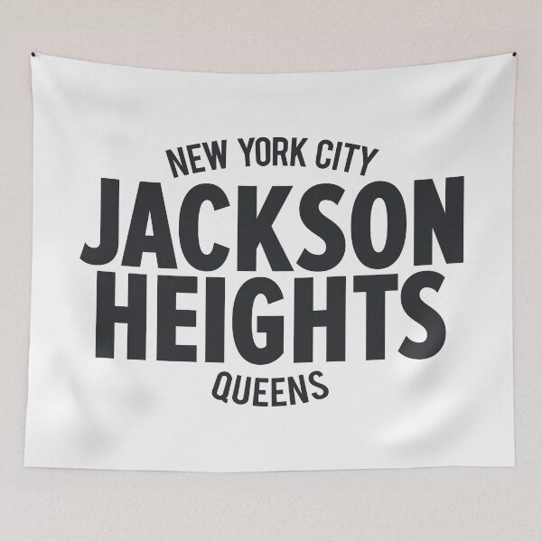 Artikelvorschau, Jackson Heights, Queens - Emblem of NYC's Diversity entworfen und verkauft von Boogosh.