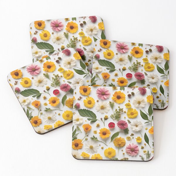 Aperçu de l'œuvre Fleurs et feuilles dans un style knolling créée et vendue par scottanderson2.