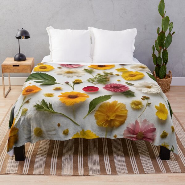 Item preview, Flowers and leaves in a knolling style designed and sold by scottanderson2.