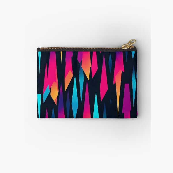 Item preview, Geometric abstract style pattern in bright neon color palette designed and sold by exitbird.