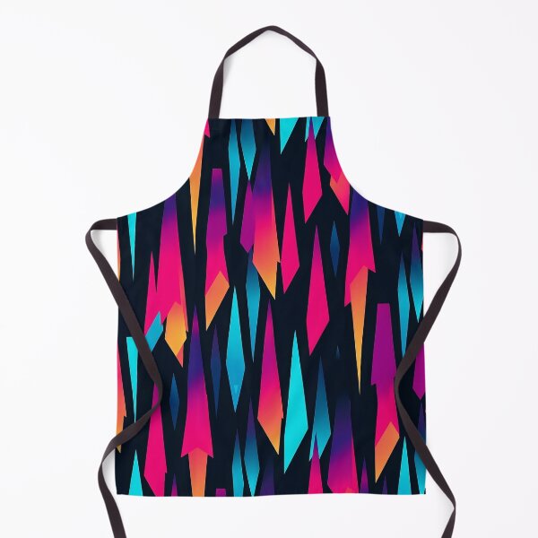 Item preview, Geometric abstract style pattern in bright neon color palette designed and sold by exitbird.