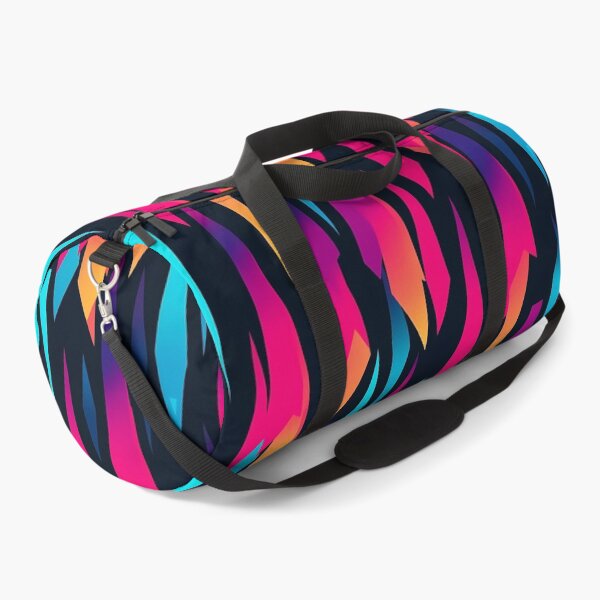 Item preview, Geometric abstract style pattern in bright neon color palette designed and sold by exitbird.