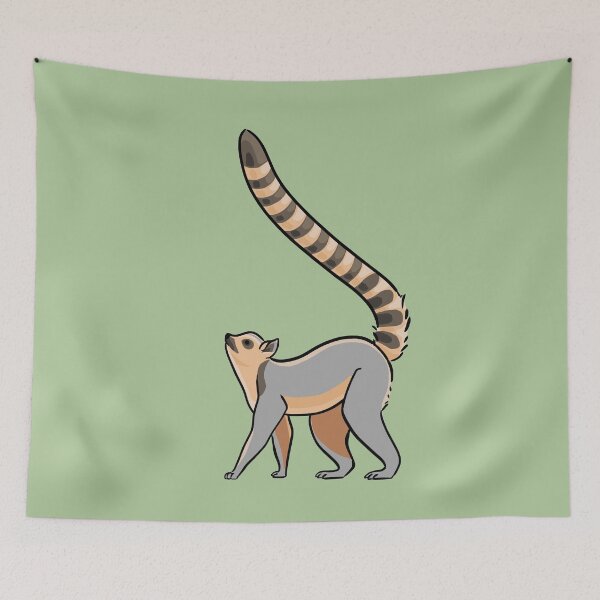 Item preview, Ring-tailed lemur designed and sold by Milanicole.