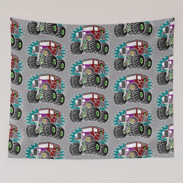 Item preview, Frankie's Monster Truck Halloween Wheels designed and sold by chocolatefund.