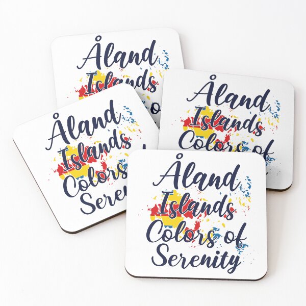 Item preview, Åland Islands Colors Of serenity designed and sold by Place-Heritages.