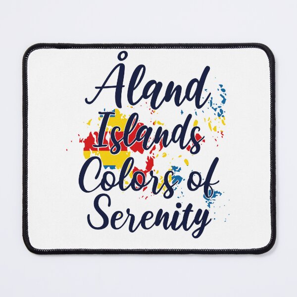 Item preview, Åland Islands Colors Of serenity designed and sold by Place-Heritages.