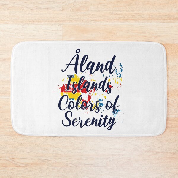 Item preview, Åland Islands Colors Of serenity designed and sold by Place-Heritages.