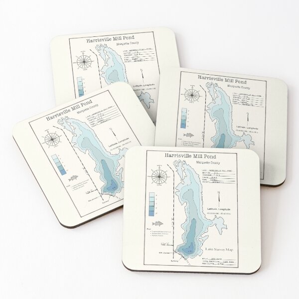 Item preview, Harrisville Millpond WI Marquette County designed and sold by Jean Plout.