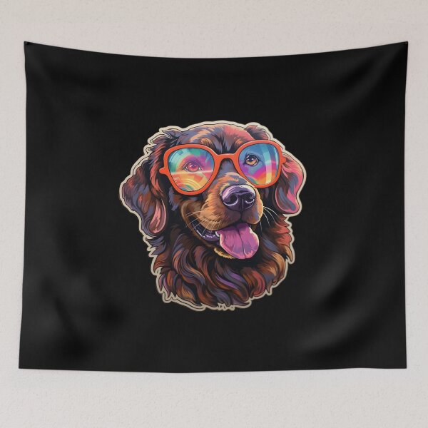 Item preview, Dog Face - Vaporwave Theme designed and sold by Artful-Adam.