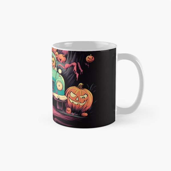 Item preview, Halloween: pumpkins driving a car designed and sold by GoldenTimesCafe.