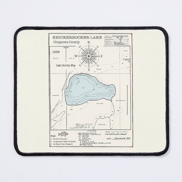 Item preview, Knickerbocker Lake WI Chippewa County designed and sold by Jean Plout.