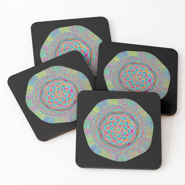 Item preview, Kaleidoscopic Rainbow Spiral Mandala designed and sold by Deborah Camp.
