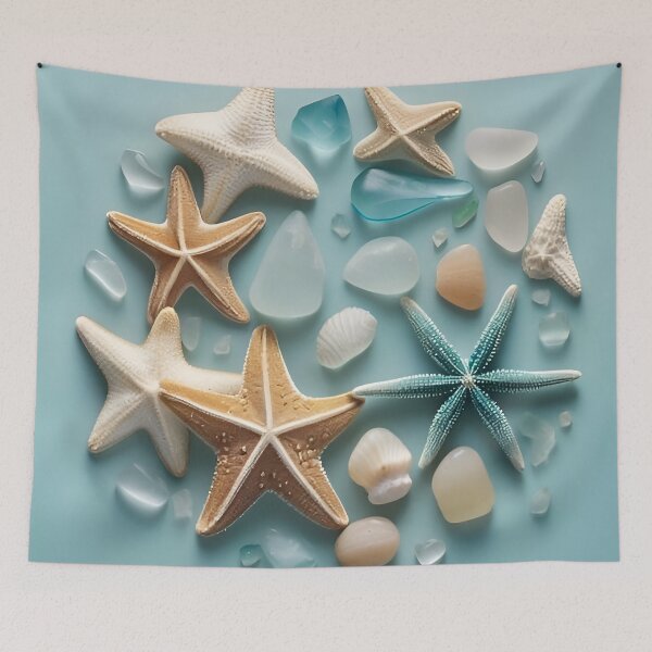 Item preview, Seashells on Blue designed and sold by scottanderson2.