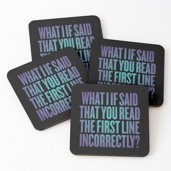 Item preview, What I if said that you read the first line incorrectly? v.1 designed and sold by x1brett.