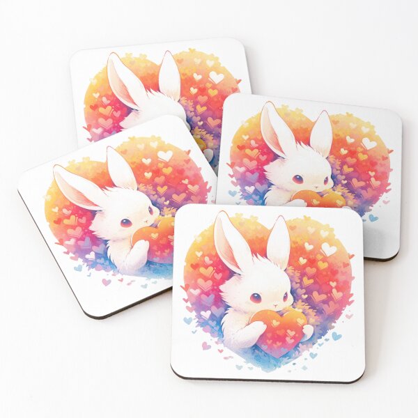 Item preview, I Fluff You Cute Love Bunny Easter Valentine designed and sold by Nightarcade.