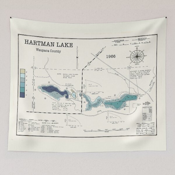 Item preview, Hartman Lake WI Waupaca County designed and sold by Jean Plout.