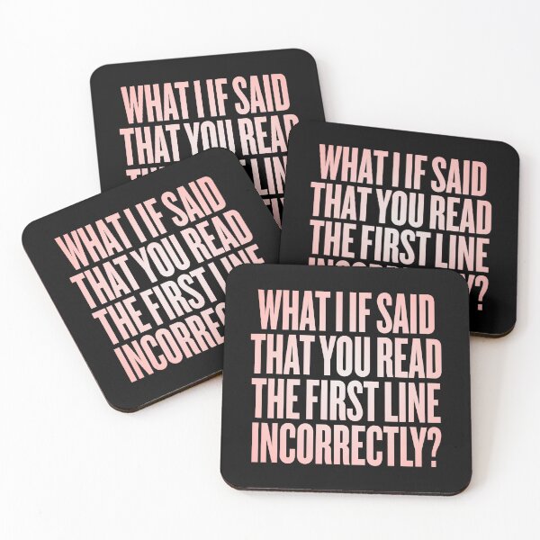 Item preview, What I if said that you read the first line incorrectly? v.2 designed and sold by x1brett.
