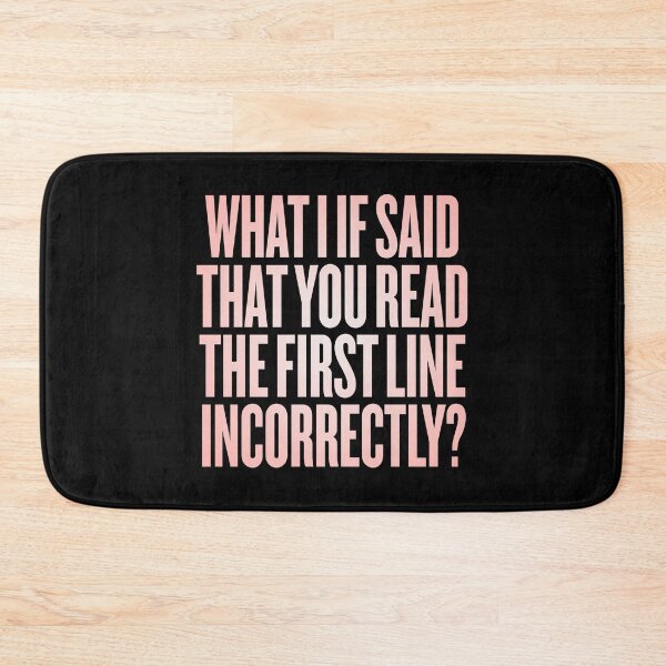Item preview, What I if said that you read the first line incorrectly? v.2 designed and sold by x1brett.