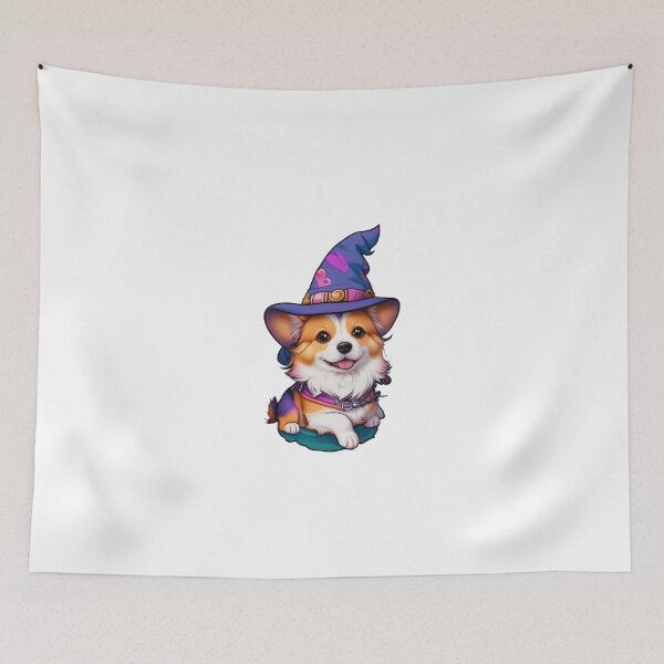 Item preview,  cute dog in a hat designed and sold by Karaz's Animal Kingdom.