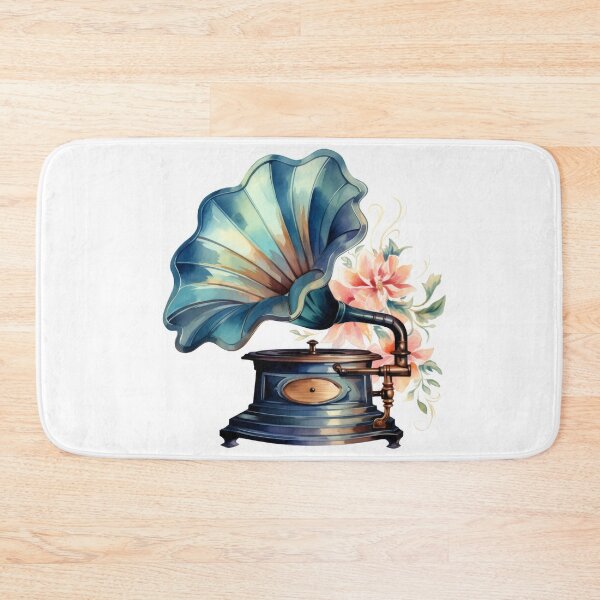 Item preview, Watercolor Vintage Gramaphone  designed and sold by FireFXStudio.