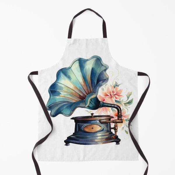 Item preview, Watercolor Vintage Gramaphone designed and sold by FireFXStudio.