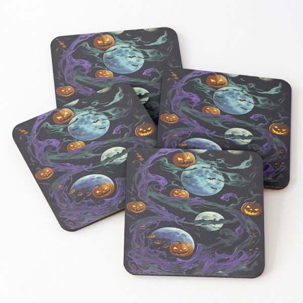 Item preview, Halloween Space collision with meteors designed and sold by Mayalogo.